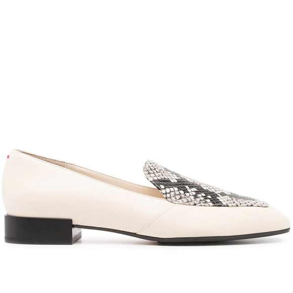 Aeyde snakeskin slip-on leather loafers - Picture 2 of 8